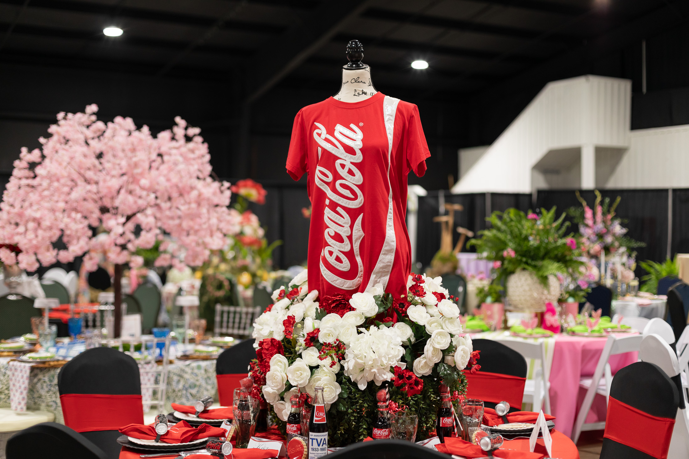 TVA's decorated table