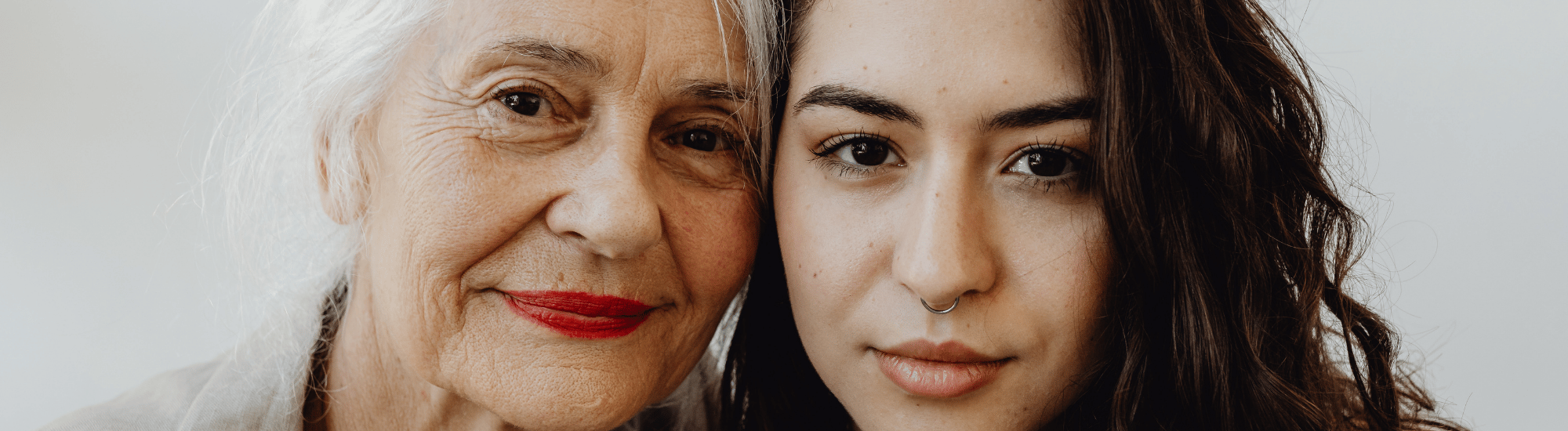 grandmother and granddaughter