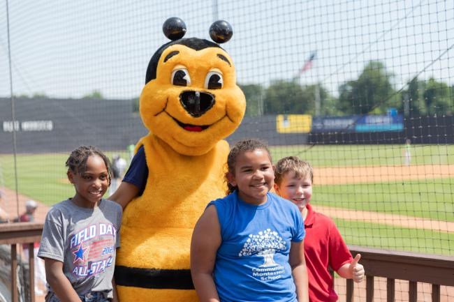 kids at ball field