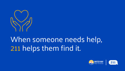 When someone needs help, 211 helps them find it.